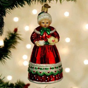 Mrs. Claus Christmas Ornament with Keepsake Box | Old World Christmas | NWT